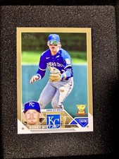 2023 Topps Series 1 - Bobby Witt Jr. #7 Gold Rookie Cup Card /2023 KC Royals. rookie card picture