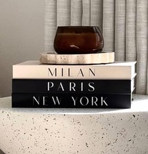 Decorative Books for Home Decor, Small Fake Books for Decoration with Blank P...