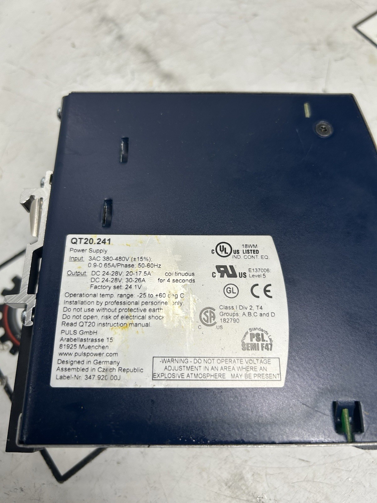 Puls QT20.241 Power Supply
