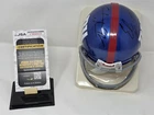 ELI MANNING / MICHAEL STRAHAN signed GIANTS mini helmet JSA COA