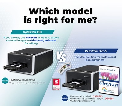 Plustek OpticFilm 135i Ai Film & Slide Scanner, 2025 ver. 5