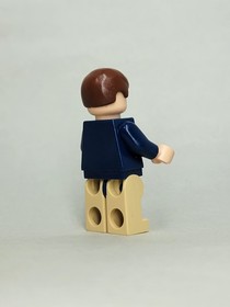 Lego Han Solo Minifigure #sw0081 Light Nougat, Reddish Brown Hair, Tan Legs 15c