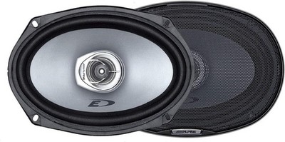Alpine SXE-6925S 280W 6x9'' 2-Way Type-E Series Coaxial Speakers, Mylar Tweeter