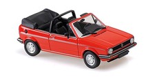 Minichamps 1/43 VOLKSWAGEN GOLF CABRIOLET RED 1979 Diecast Model Collectible