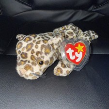 Ty Beanie Babies Freckles the Spotted Leopard Plush Toy - 4066 MWMTS