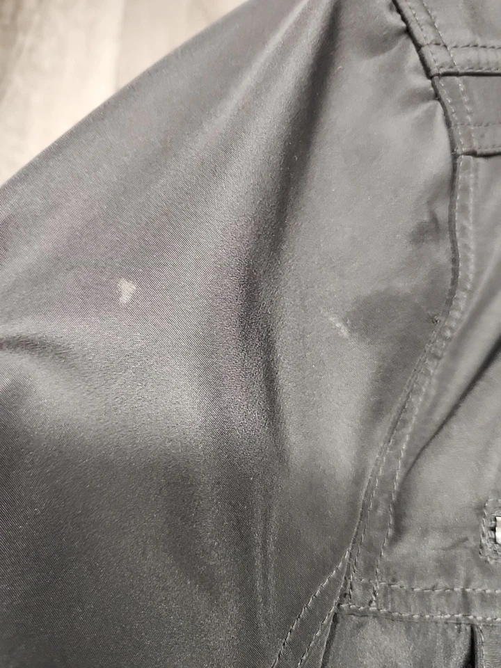 Kenneth Cole Reaction GIII Men's LARGE Multipocket Cargo Jacket - Black - Image 2 of 4