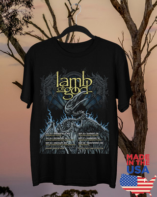 Lamb of God's Randy Blythe Tour 2025 T Shirt Full Size S-5XL