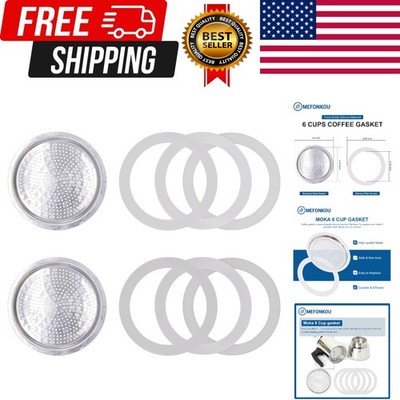 6 Cup Coffee Gasket for Bialetti Moka Aluminium Stove Top Espresso Machine Pots