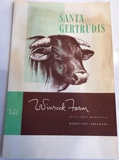 Winthrop Rockefeller Brochure Santa Gertrudis Beef Cattle Petit Jean Mtn AR