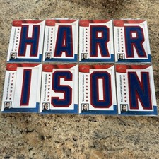 William Henry Harrison 2009 Topps American Heritage Full Name Letter Cards /50