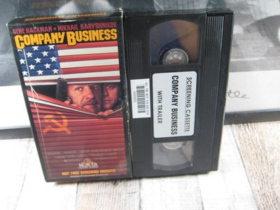 Company Business VHS Screener 1992 Gene Hackman Comedy Promo