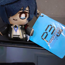 Persona Makoto Yuki Plush Keychain - Blue/Gray/White/Black Plush