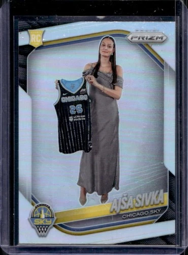 2025 Panini WNBA Prizm Ajsa Sivka RC Silver Rookie #85 Sky
