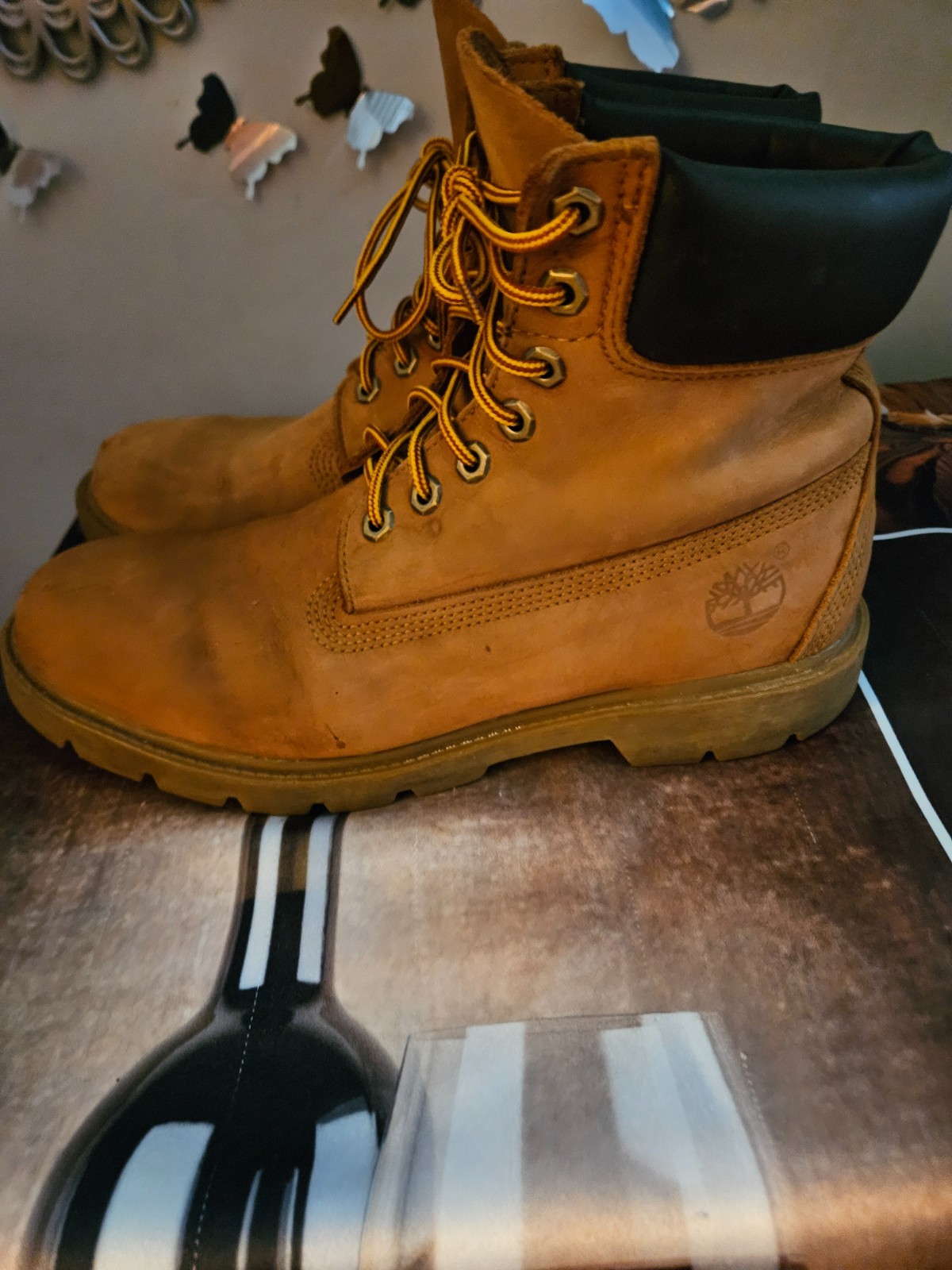 Timberland 10066 Basic Waterproof Wheat Nubuck Me… - image 4