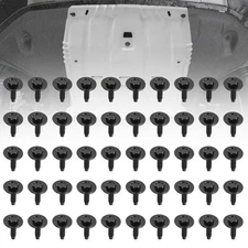 50 PCS M6-1.0 x 25mm Hex Head SEMS Body Bolts for Bumpers Fenders Splash Shield