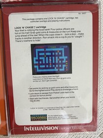 Intellivision CIB Math Fun; Happy Trails, Lock N Chase; Vectron VERY GOOD