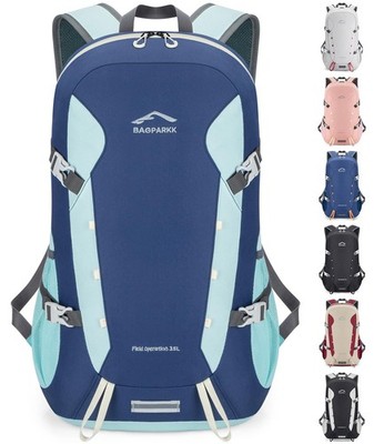 BAGPARKK 35L Lightweight Packable Travel Extra Large, Navy-Blue (35l) 