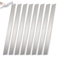 8PCS 6061 Aluminum Flat Bar 1/4" x 1" x 12" T6 Metal Plate Stock