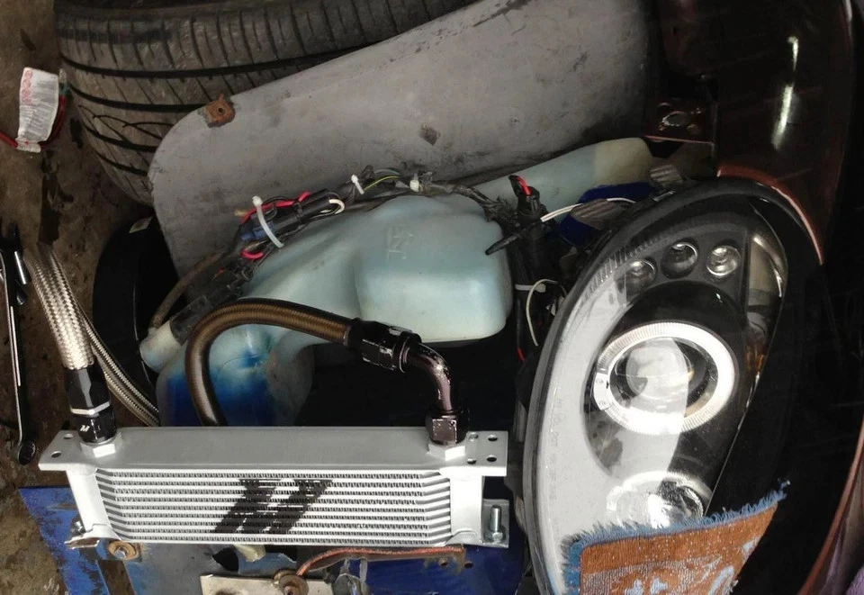 NUEVO SIN ABRIR Mishimoto MMOC-10 Universal 10 Filas Enfriador de Aceite Foto 3 de 4