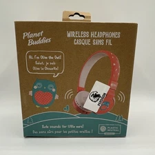 Planet Buddies Bluetooth Wireless Headphones V3 - Olive Owl