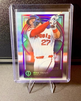 2026 Topps Tribute- Mike Trout Purple 35/75 - Los Angeles Angels