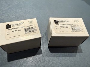 2 New Federal Signal NOS Replacement Strobe Tube 601512-95 New Old Stock