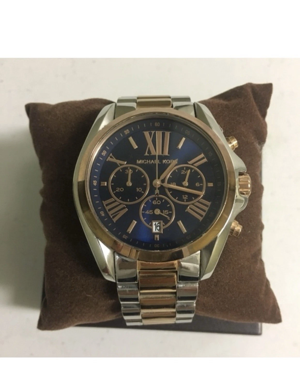 Orologio Michael Kors MK5606 Bradshaw Cronografo Unisex Argento Oro Rosa Navy