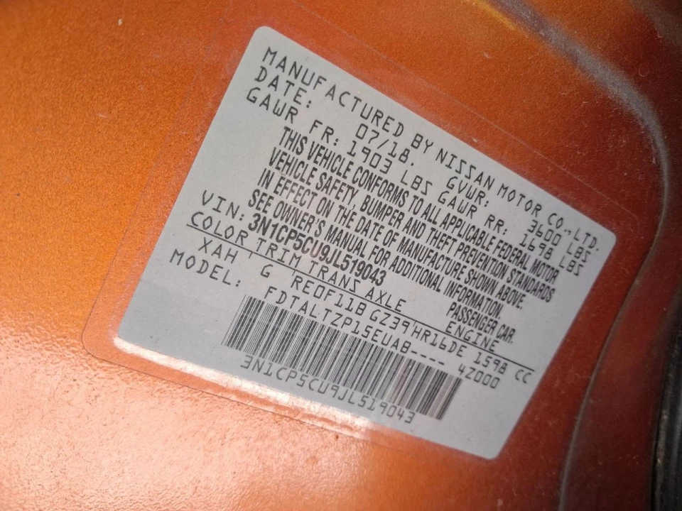 Alternator Fits 18-19 KICKS 2653739 - Image 3 of 4