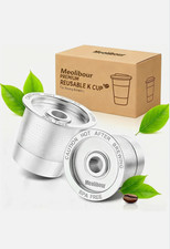 2 Pack K Cup Reusable Coffee Pods for Keurig: Stainless Steel Refillable K Cup -