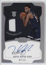 2018-19 Panini Dominion Rookie Jersey Silver 7/15 Keita Bates-Diop #143 Auto x5u