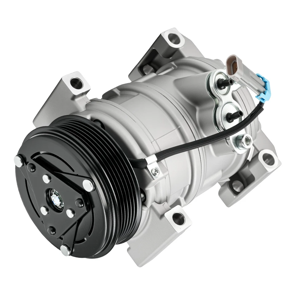 Compresor de aire acondicionado para Chevy Silverado 3500 HD 2007-2010 GMC Savana 1500 2008-09 Foto 3 de 4
