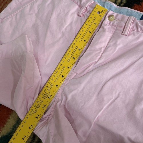 Polo Ralph Lauren Twill Chino Shorts Mens 34 Pink Stretch Classic Pony Logo 8” - Picture 11 of 13