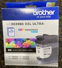 NEW GENUINE - BROTHER LC3039BK XXL ULTRA BLACK INK CARTRIDGE Expiration 5/2027