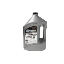 Motor&ouml;l  QUICKSILVER 8M0086227 4T  Marine 25W-40 Synthetic Blend 4L