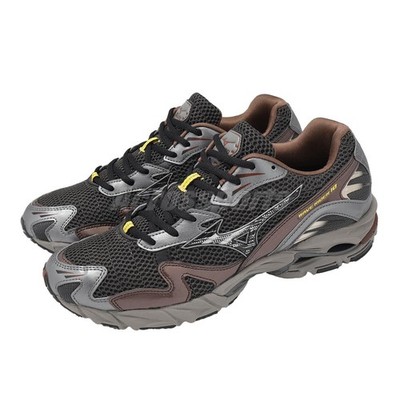 Mizuno Wave Rider 10 Black Brown Men Casual Lifestyle Shoes