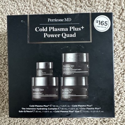 Perricone MD Cold Plasma+ Power Quad Set 3.25 oz Gift Set - NEW IN BOX -