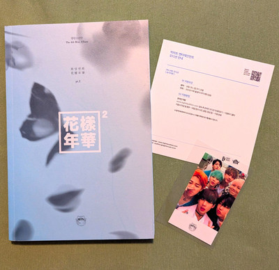 BTS - The Most Beautiful Moment In Life, PT. 2 Blue Ver. Mit Group PC