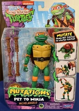 Tales Of The TMNT Mutations Pet To Ninja MICHELANGELO Playmates Toys 2024