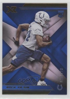 2019 Panini XR Rookies Blue 68/199 Rock Ya-Sin #196 Rookie RC pl5