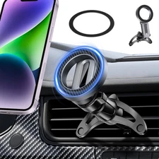 Magnetic Car Air Vent Phone Mount 360° Rotation Magsafe iPhone Samsung Holder