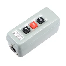 1Pcs Self Locking Forward Stop Reverse Push Button Station 15A 2.2KW