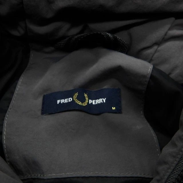 Fred Perry Zip In Liner Fishtail Parka Jacket J6504 M Black image 9
