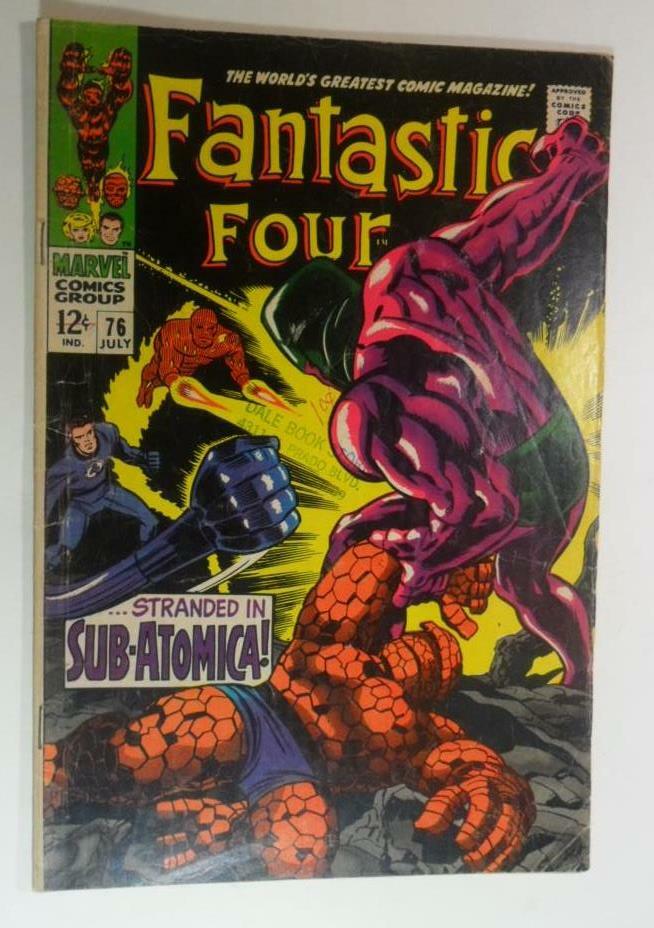 FANTASTIC FOUR #76 MARVEL COMICS JULY 1967 SILVER SURFER