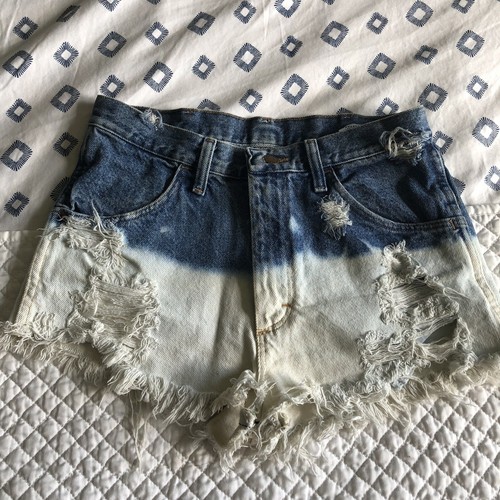 Rustler Bleach Dip Dye Distressed denim 