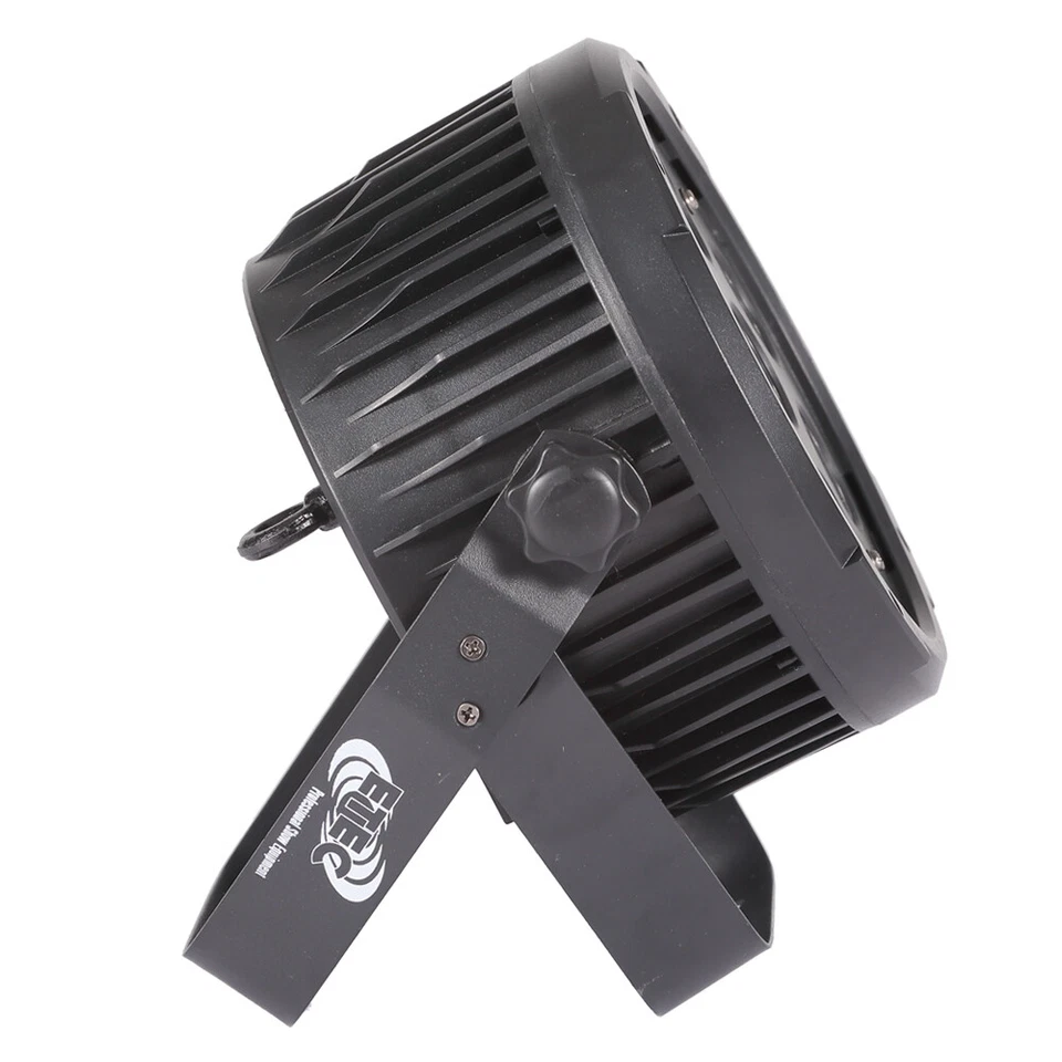 4x ETEC LED Compact PAR 7 Scheinwerfer 7x10 Watt RGBWA+UV 6in1 Party Disco Show - Bild 4 von 4