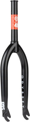 Odyssey R15 20'' Chromoly Fork for 3/8'' Axel 1 1/8'' Steer Tube 15mm Offset: Black