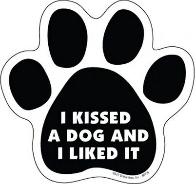 I SLEEP WITH DOGS Paw Car Magnet cars truck refrigerators gift