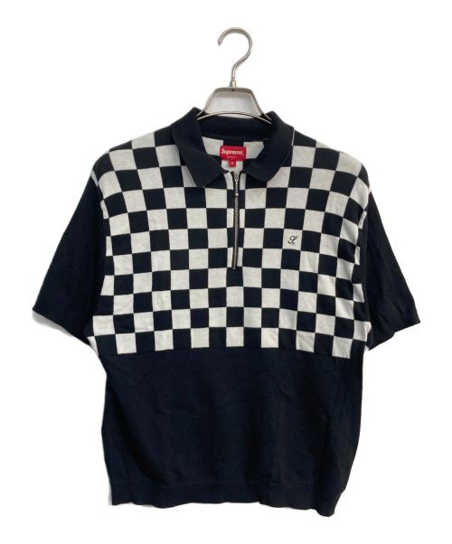 トップス Supreme 22SS Checkerboard Zip Polo Supreme Checkerboard Zip Polo (SS22) - $118