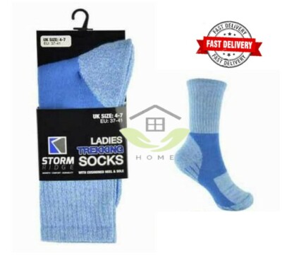 Ladies Womens Walking Socks Trekking Hiking Ski Work Boot