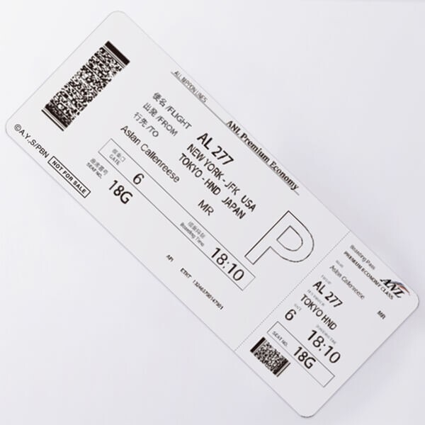 BANANA FISH wallet SuperGroupies collaboration Ash with Ticket NEW